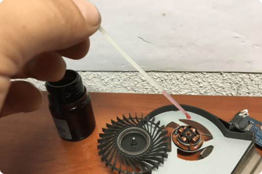 Чистка и смазка куллера